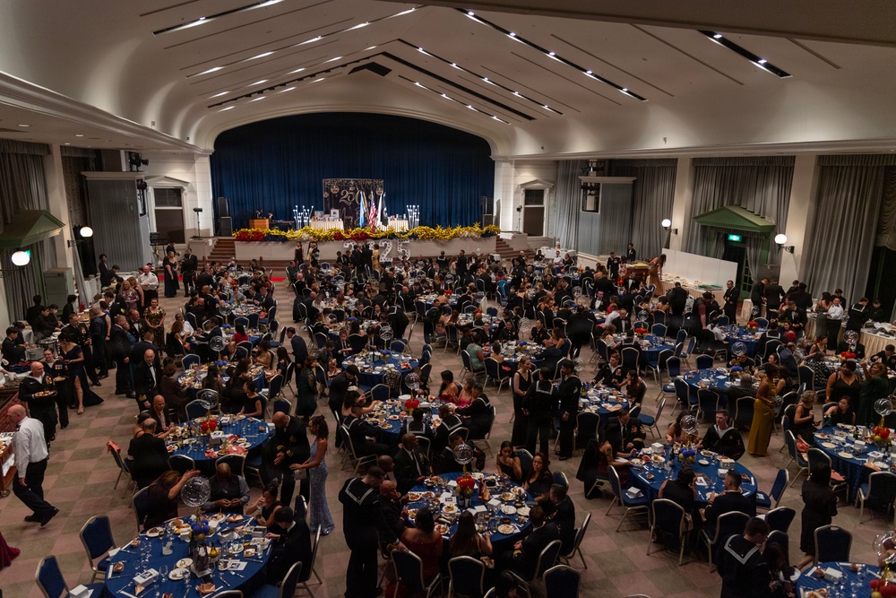 CFAS Celebrates 250th Navy Ball at Huis Ten Bosch