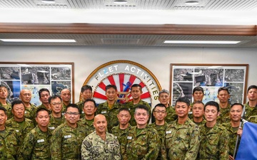 JGSDF Command Sergeants Major Visit CFAS