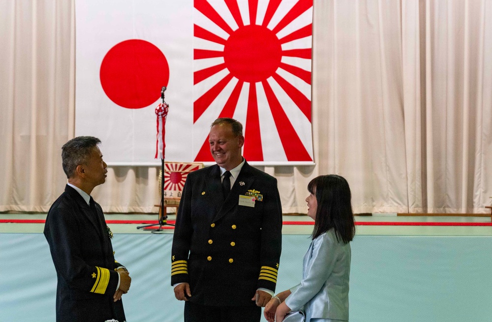 CFAS Attends JMSDF Sasebo District's 72nd Founding Anniversary Ceremony and Reception