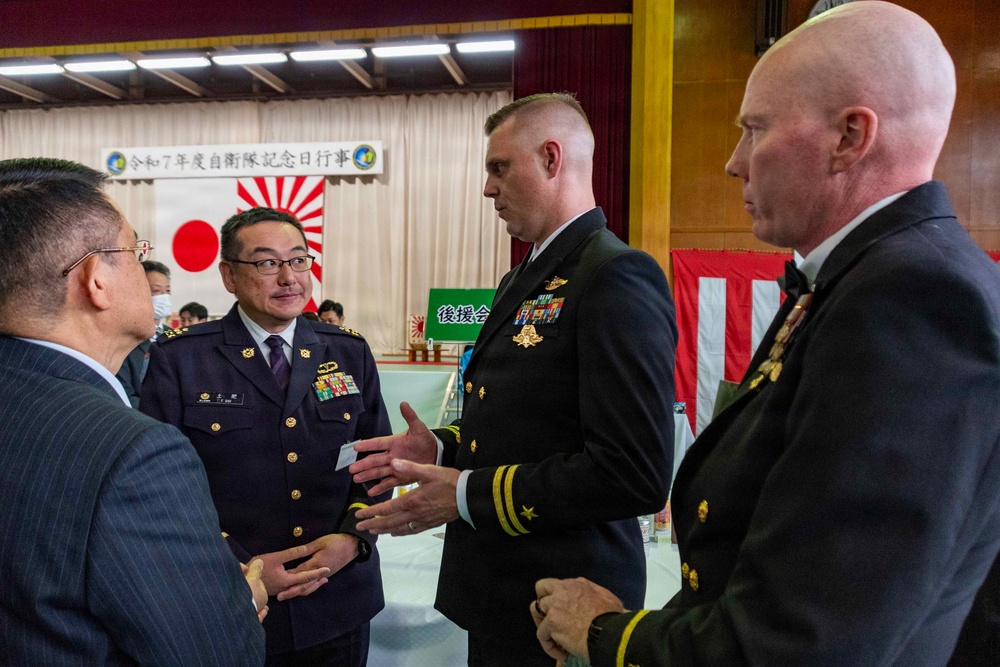 CFAS Attends JMSDF Sasebo District's 72nd Founding Anniversary Ceremony and Reception