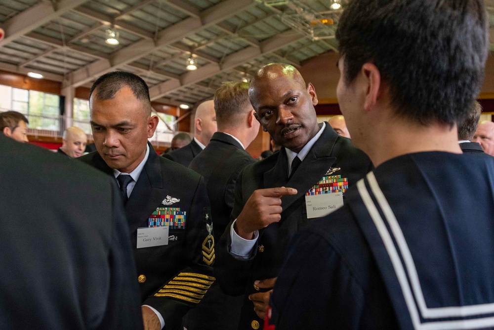 CFAS Attends JMSDF Sasebo District's 72nd Founding Anniversary Ceremony and Reception