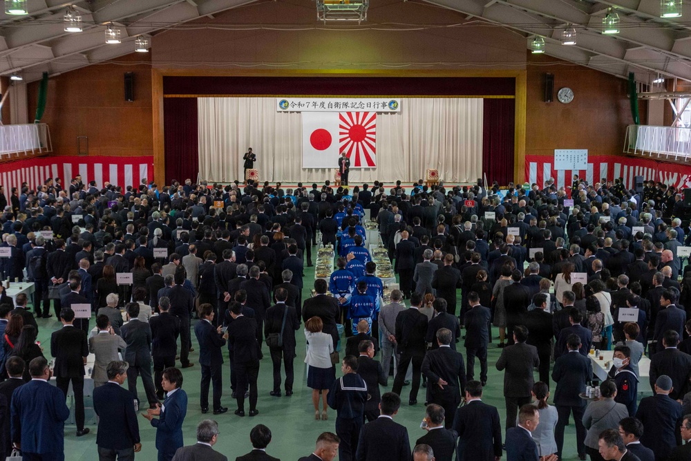CFAS Attends JMSDF Sasebo District's 72nd Founding Anniversary Ceremony and Reception