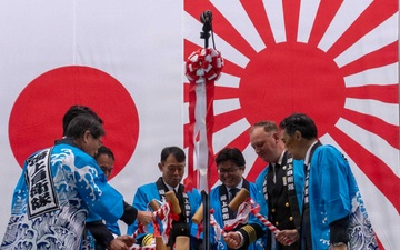 CFAS Attends JMSDF Sasebo District's 72nd Founding Anniversary Ceremony and Reception