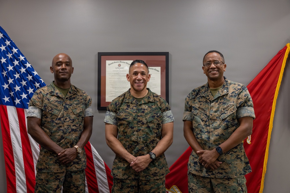 U.S. Marine Corps Brig. Gen. Omar Randall visits Marine Corps Base Camp Blaz