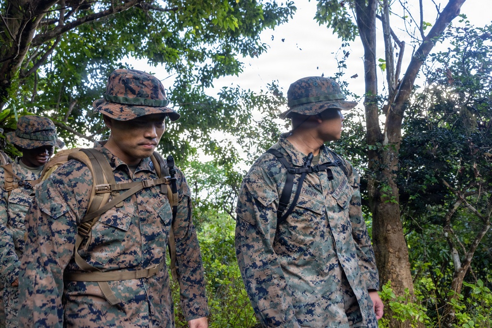 Marines with Camp Blaz hike to Tweed’s Cave