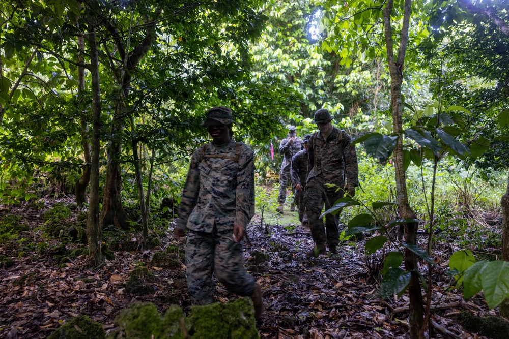 Marines with Camp Blaz hike to Tweed’s Cave