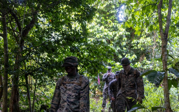 Marines with Camp Blaz hike to Tweed’s Cave