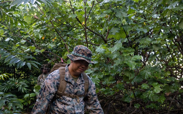 Marines with Camp Blaz hike to Tweed’s Cave