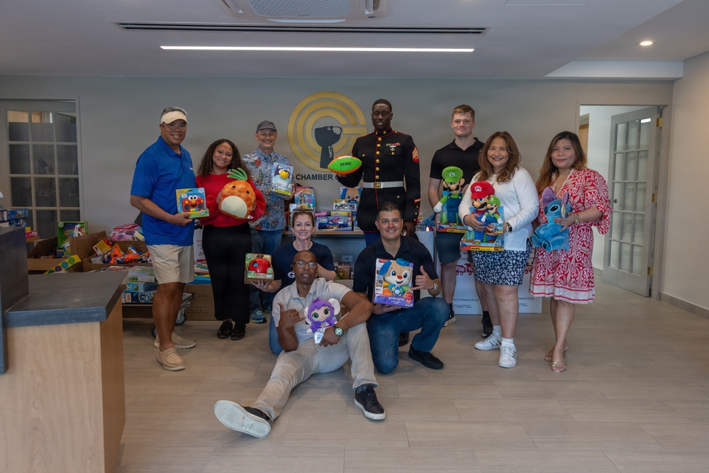 Camp Blaz Marines partner with Guam Chamber of Commerce for Toys for Tots