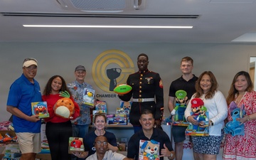 Camp Blaz Marines partner with Guam Chamber of Commerce for Toys for Tots