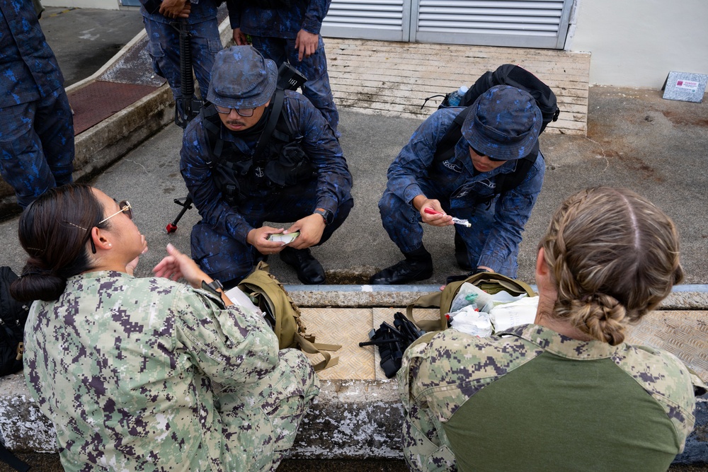 CTF 75.4 trains Royal Brunei Armed Forces during CARAT Brunei 25