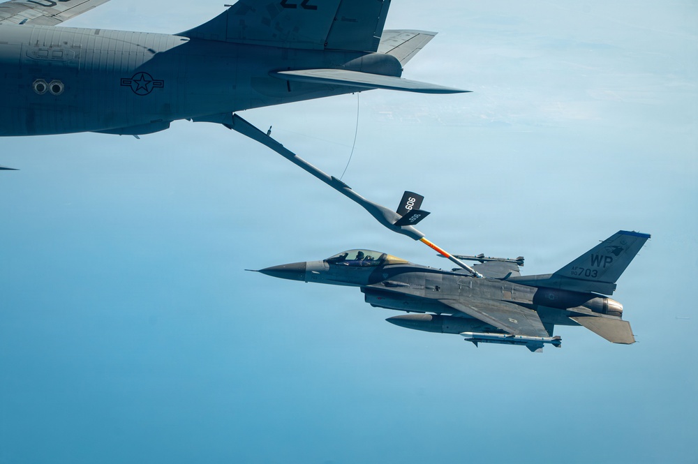 Joint Training refueling operations over Korea