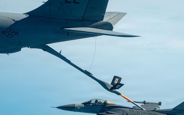 Joint Training refueling operations over Korea