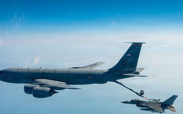 Joint Training refueling operations over Korea