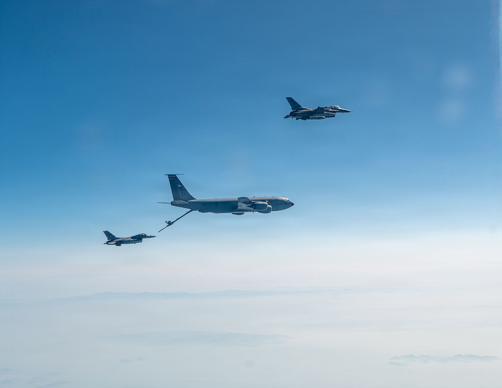 Joint Training refueling operations over Korea