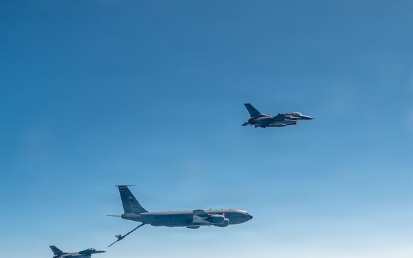 Joint Training refueling operations over Korea