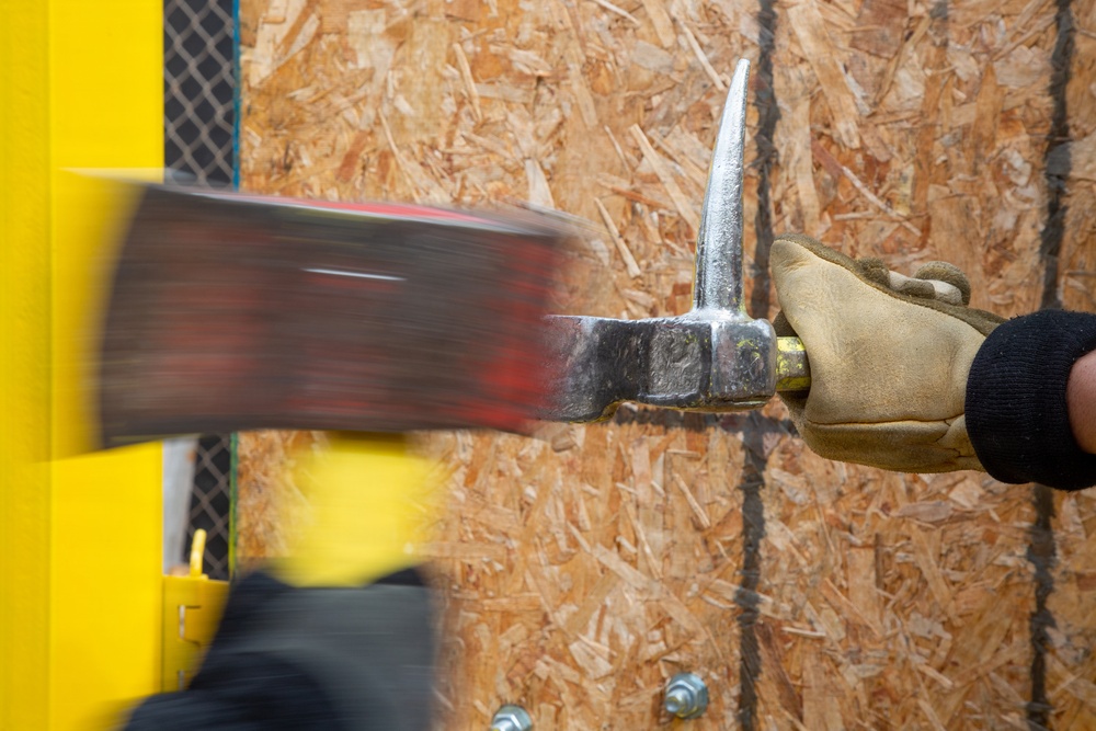 U.S. Marines Corps Aircraft Rescue and Firefighting Specialists Train with Honolulu Fire Department