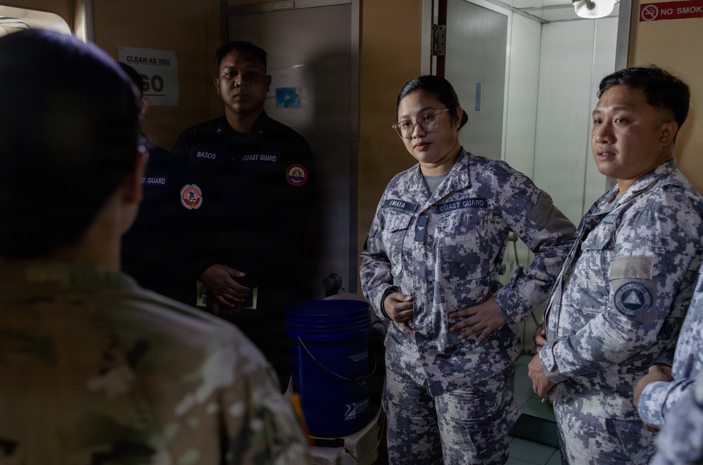 Philippine Coast Guard Nurse Corps TCCC and U.S. Army training