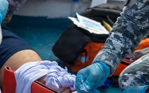 Philippine Coast Guard Nurse Corps TCCC and U.S. Army training
