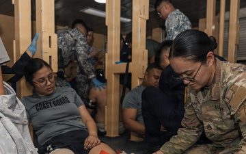 Philippine Coast Guard Nurse Corps TCCC and U.S. Army training