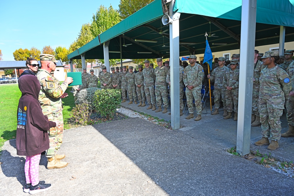 307th Military Intelligence Battalion conducts change of responsibility