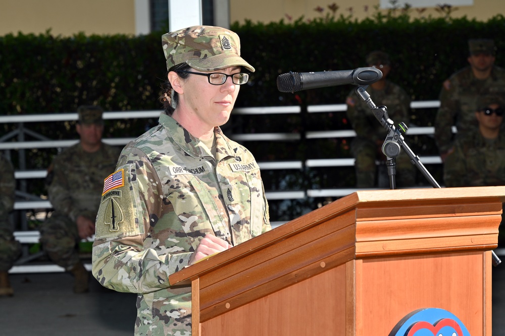 307th Military Intelligence Battalion conducts change of responsibility
