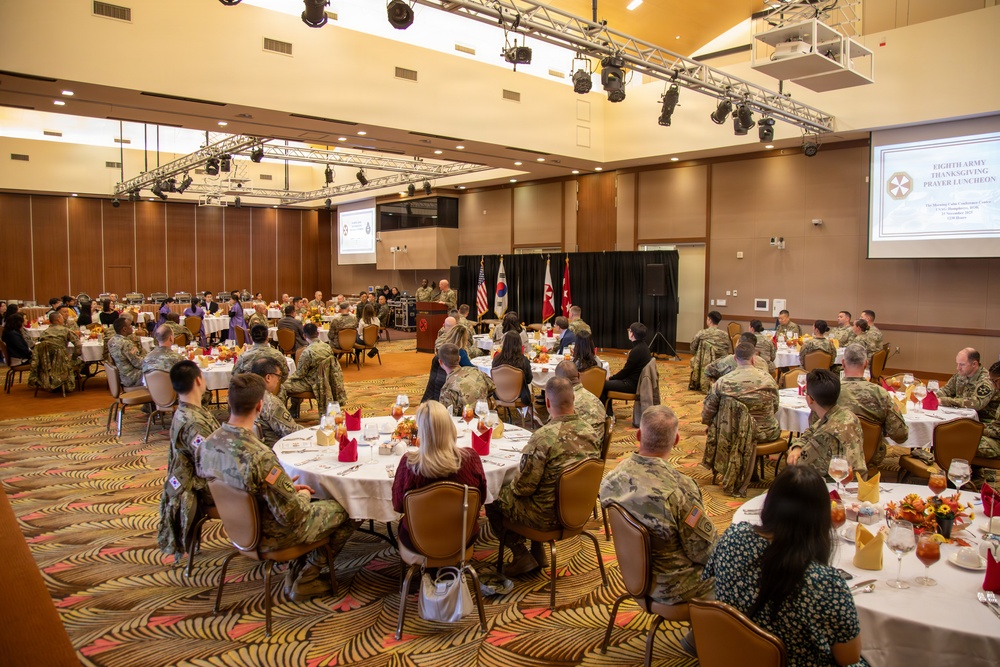 Eighth Army Thanksgiving Prayer Luncheon