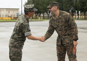 12th LLB Hosts a Key Leader Engagement for ROK Marine Corps