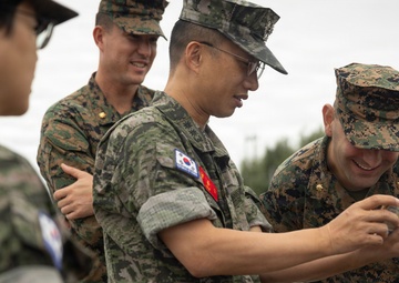 12th LLB Hosts a Key Leader Engagement for ROK Marine Corps