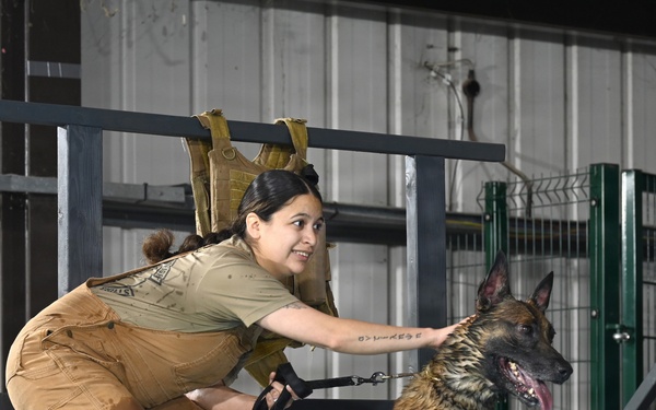 RAFM MWDs perform first water-confidence training in tri-base, UK