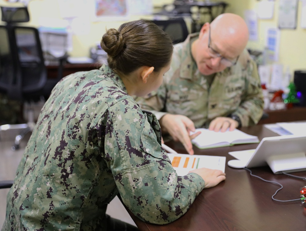 Day in the life of CJTF-OIR Directorate of Sustainment Admin Amie Yeoman