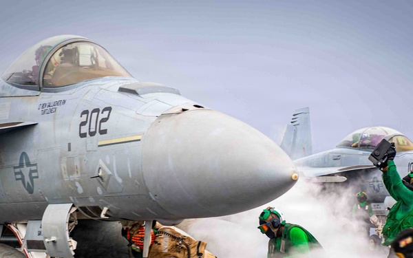 Nimitz Sailors Conduct Flight Operations