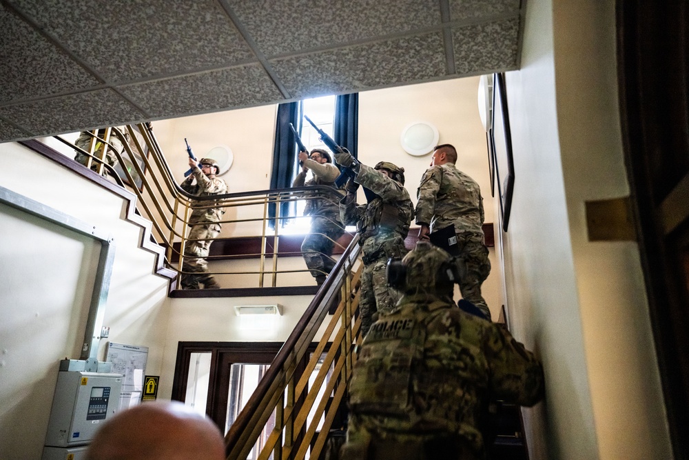 100th ARW exercises active shooter response with MOD partners