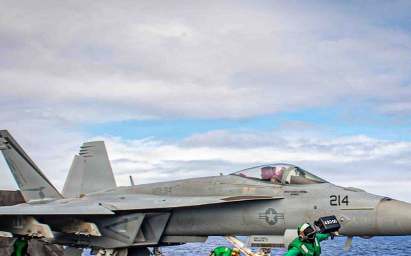 Nimitz Sailors Conduct Flight Operations