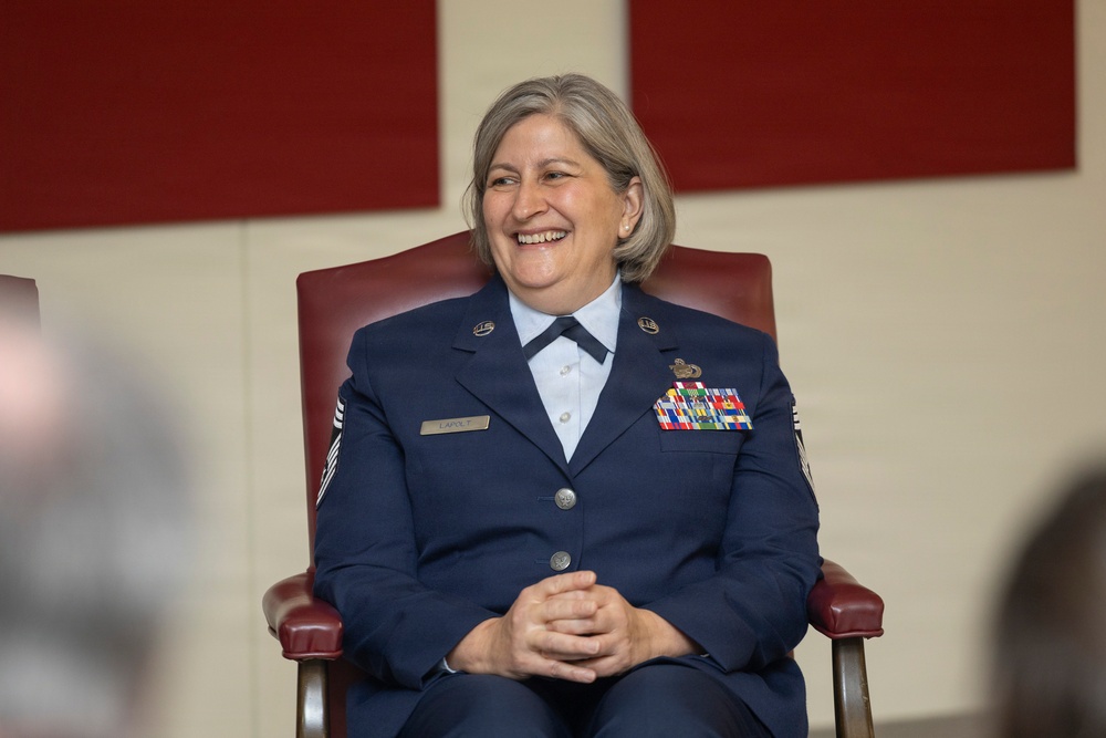 CMSgt LaPolt retires from the VaANG