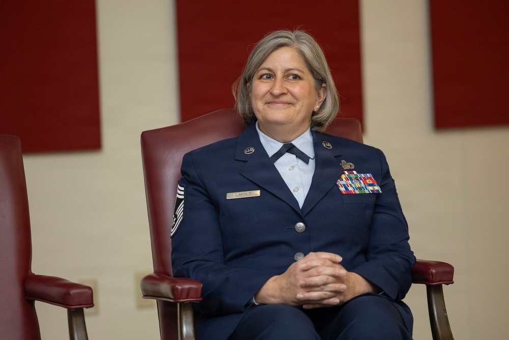 CMSgt LaPolt retires from the VaANG