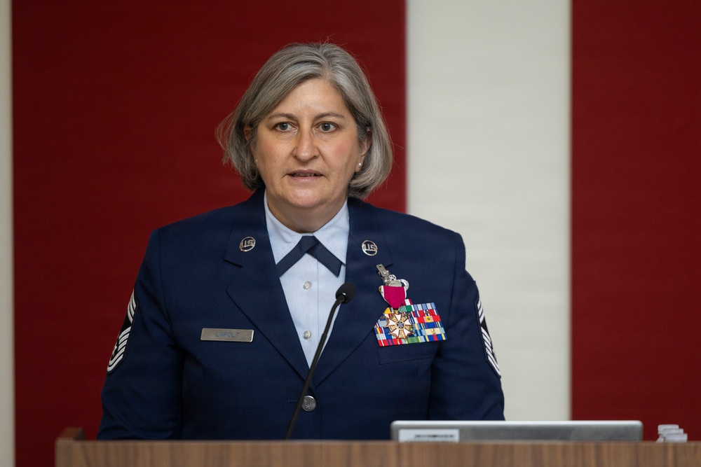 CMSgt LaPolt retires from the VaANG