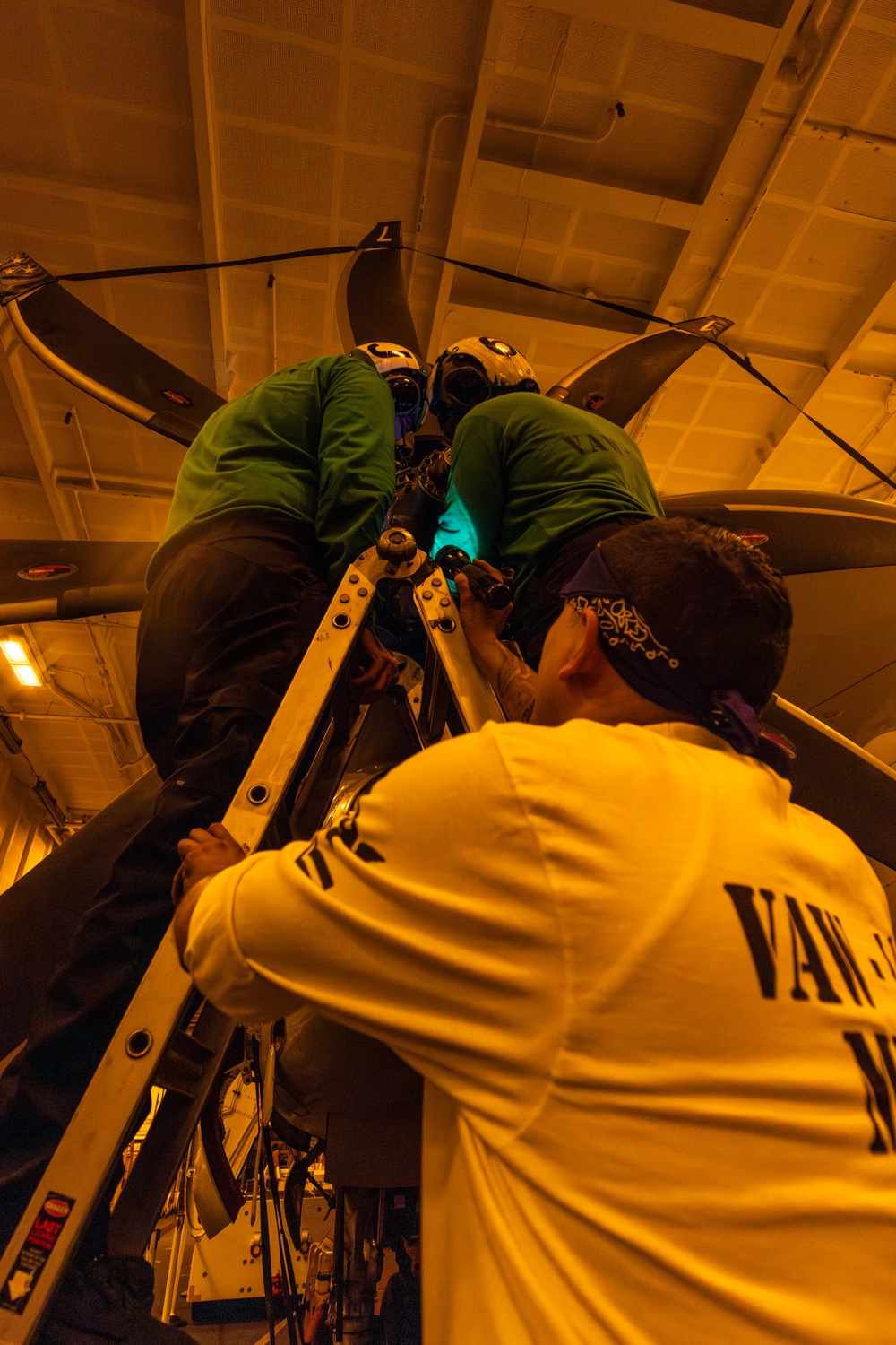 Abraham Lincoln conducts routine operations