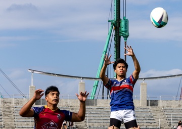 Camp Hansen Rugby Club hosts Turkey Bowl with Ryukyu University School of Medicine Rugby Football Club