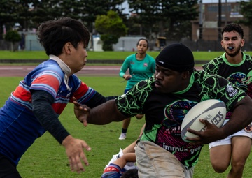 Camp Hansen Rugby Club hosts Turkey Bowl with Ryukyu University School of Medicine Rugby Football Club