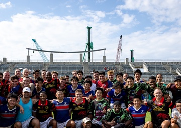 Camp Hansen Rugby Club hosts Turkey Bowl with Ryukyu University School of Medicine Rugby Football Club