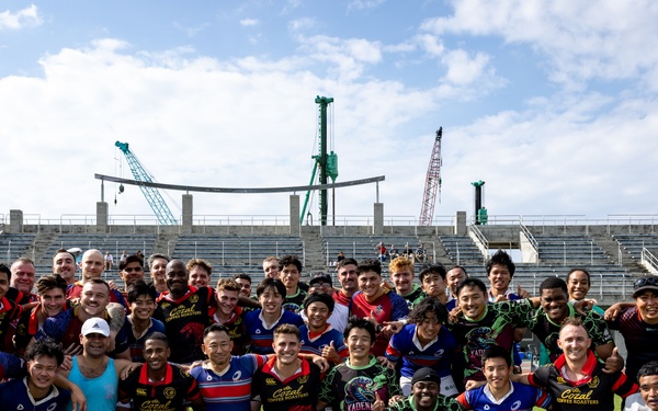 Camp Hansen Rugby Club hosts Turkey Bowl with Ryukyu University School of Medicine Rugby Football Club