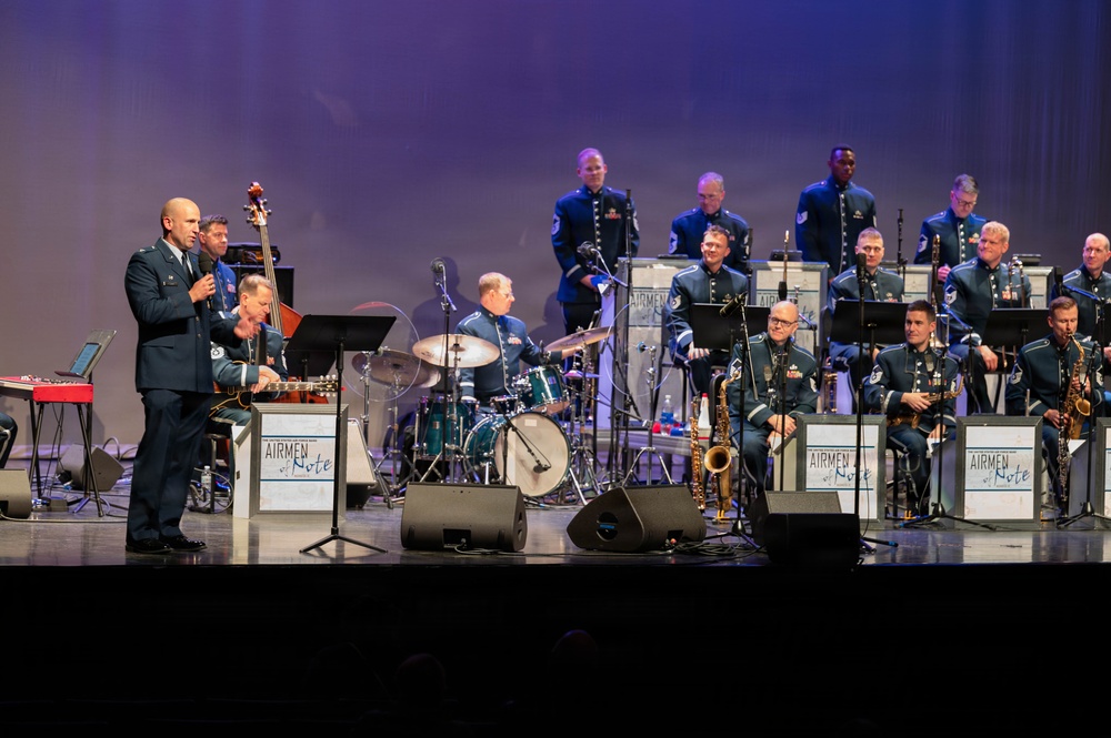 102nd Intelligence Wing commander hosts US Air Force Band in New Bedford