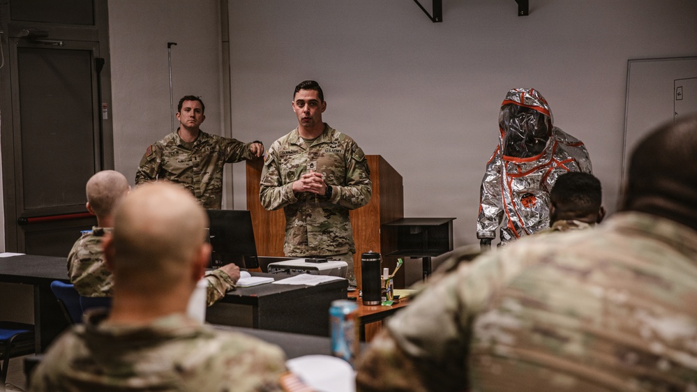 173rd Airborne Brigade Soldiers participate in CBRNE training