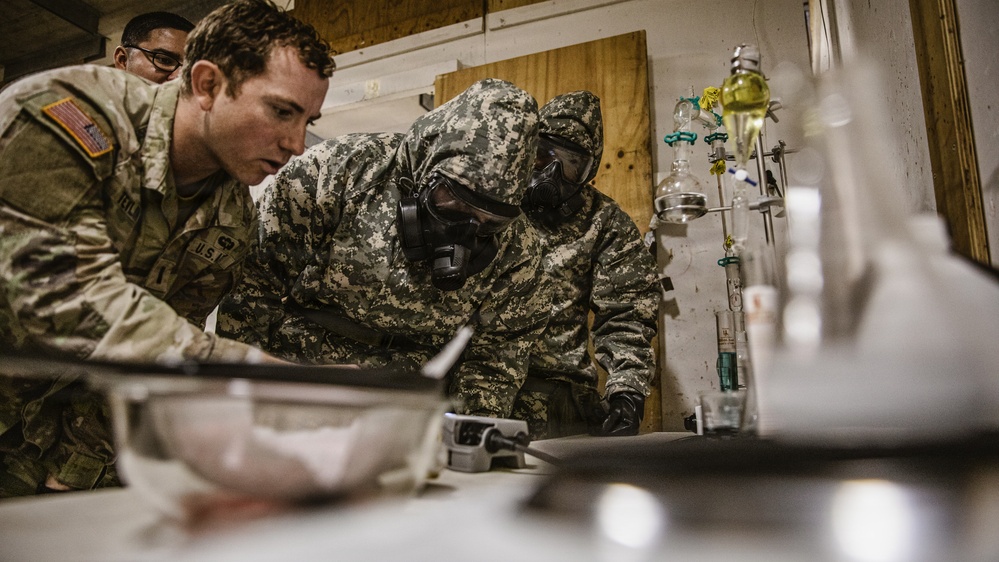 173rd Airborne Brigade Soldiers participate in CBRNE training.