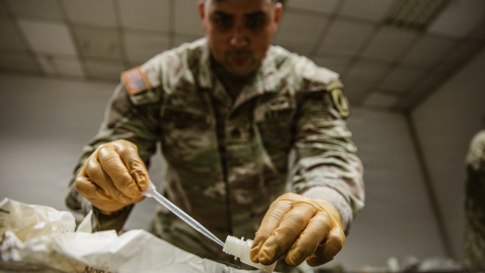 173rd Airborne Brigade Soldiers participate in CBRNE training