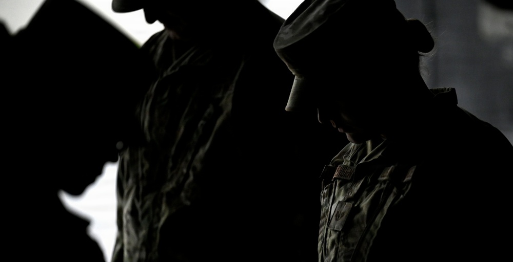 White House Military Office Observes a Dignified Transfer Demonstration