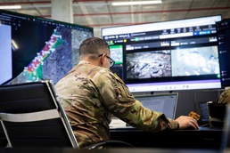 Humanitarian aid route assessment at the Civil-Military Coordination Center