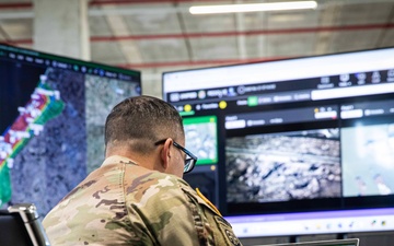 Humanitarian aid route assessment at the Civil-Military Coordination Center