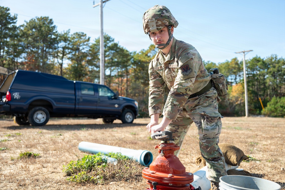 102nd Mission Support Group sharpens wartime skills during large-scale training event